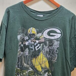 Vintage Green Bay Packers Shirt Mens XL Green NFL Football Reggie White Joy 90s